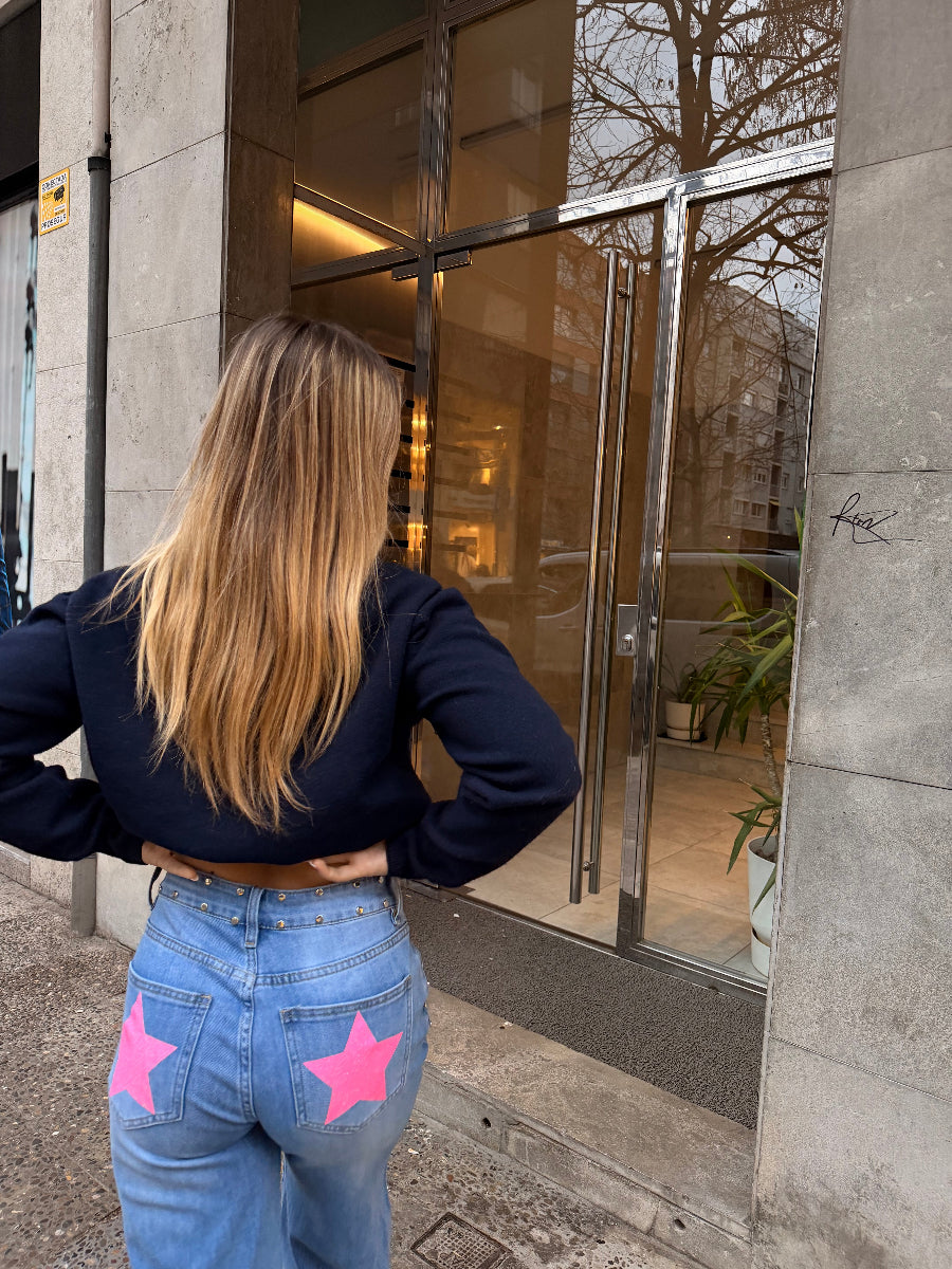 Blue Jeans Pink Star