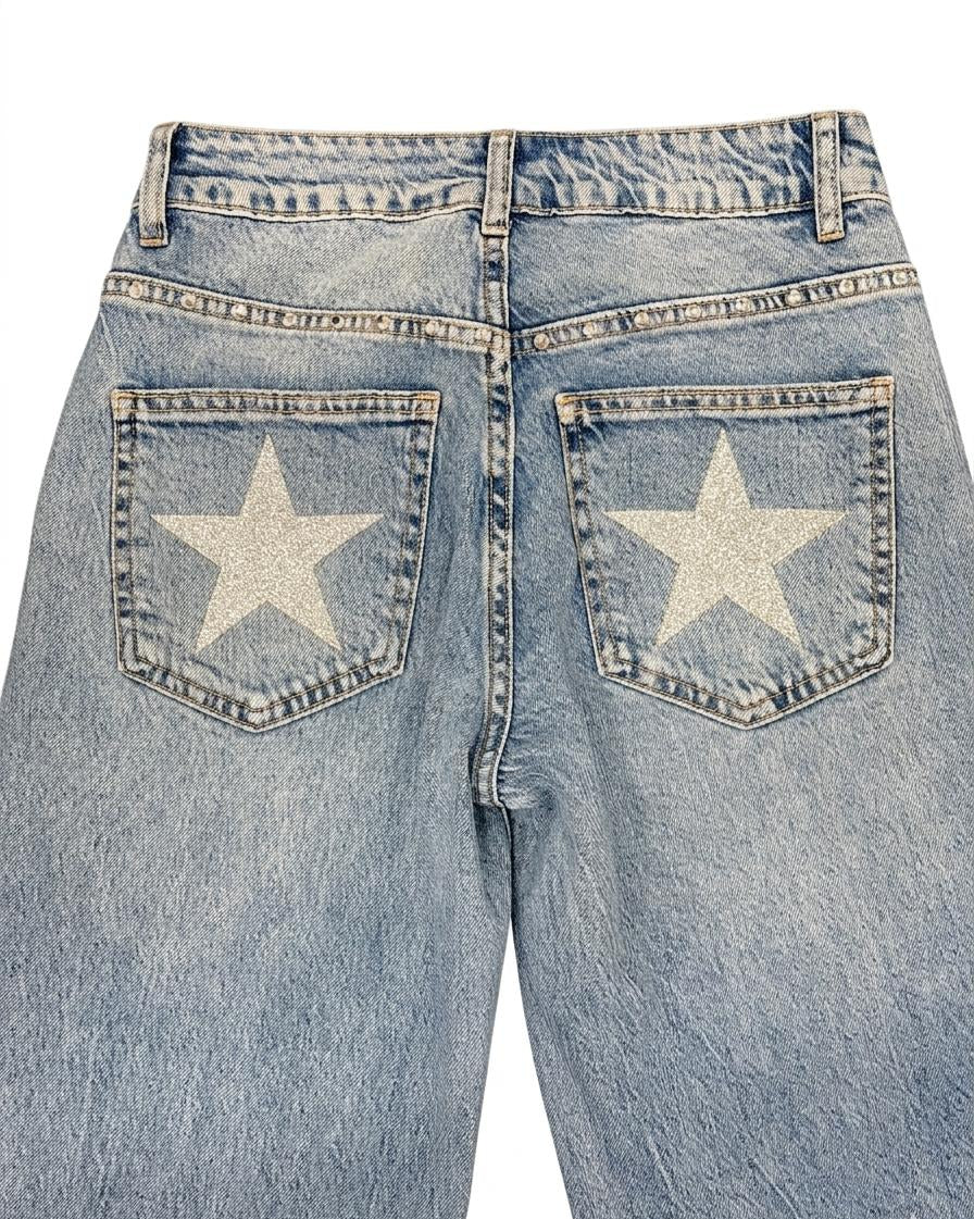 Blue Jeans Silver Star