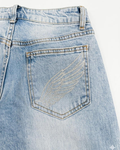 Blue Jeans  Silver Wings