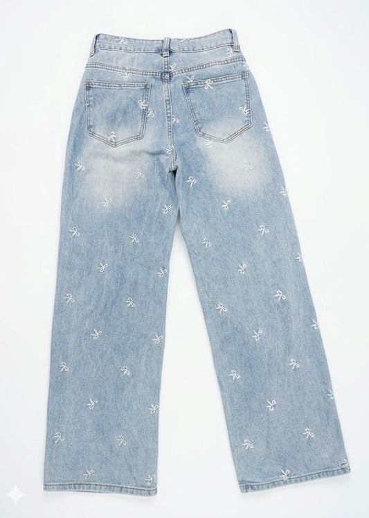 Blue Jeans Multi Bows