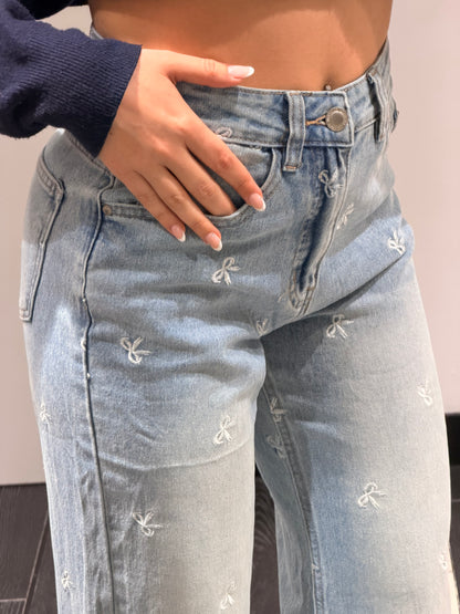 Blue Jeans Multi Bows
